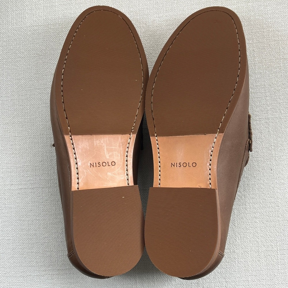 NWOB Nisolo Men's Leather Leo Loafer in Tabacco Tan Sz 10 - Picture 10 of 10